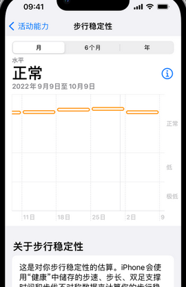 望奎iPhone手机维修如何在iPhone开启'步行稳定性通知'