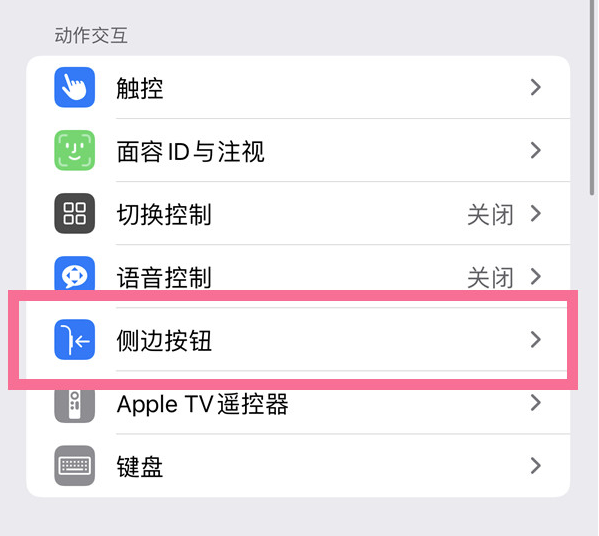 望奎苹果14维修店分享iPhone14 Plus侧键双击下载功能关闭方法 