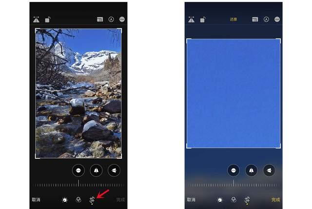 望奎苹果手机维修分享iPhone手机如何使用裁剪功能隐藏照片 