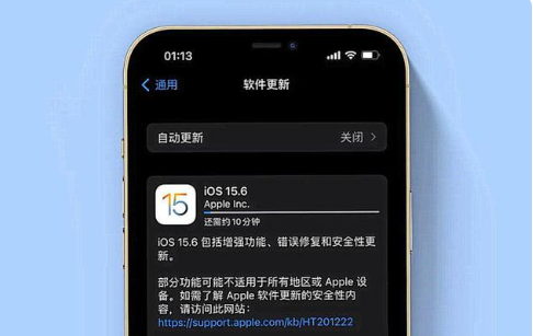 望奎苹果手机维修分享iOS 15.6续航怎么样 